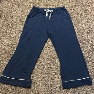 Stars above pajama bottoms